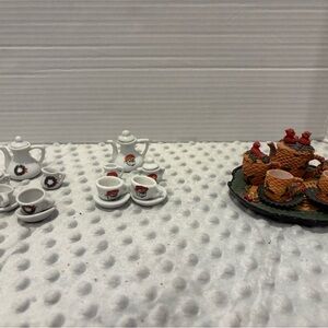 Miniature Christmas Tea Set Christmas